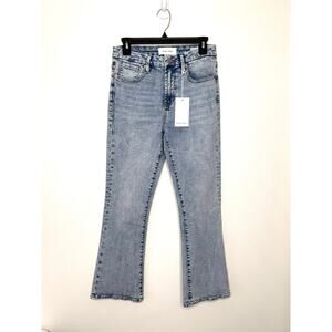 Dear John Jeanne High Rise Kick Flare Jeans Sz 27 Light Wash
